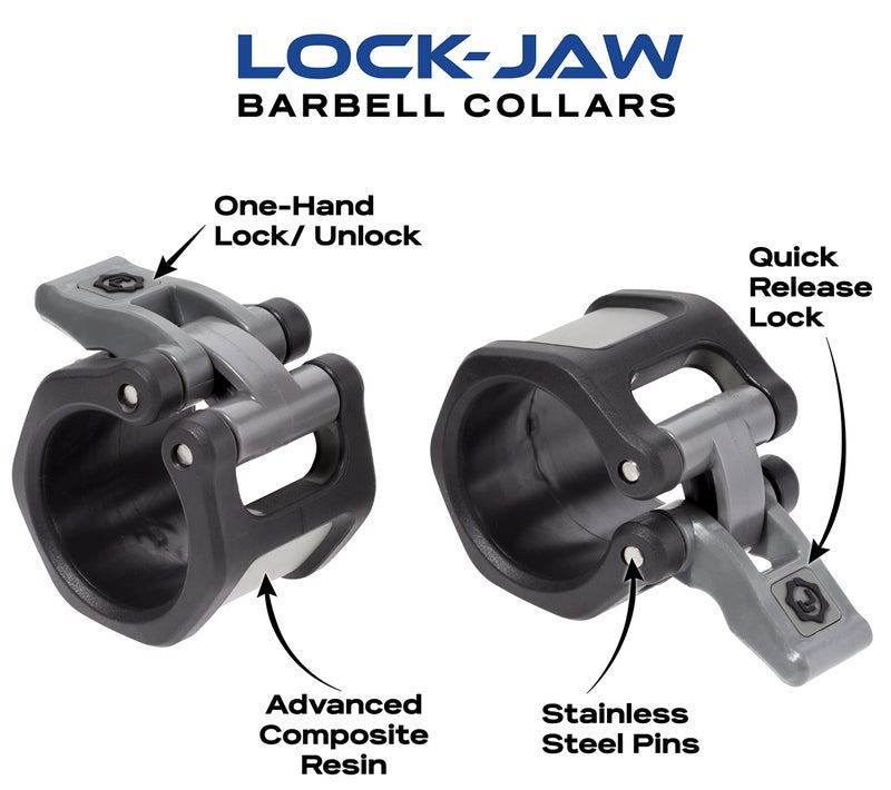 Lock-Jaw Barbell Collars قفل-فك HEX 50mm / 2" طوق باربل أولمبي (أخضر) - Image 3